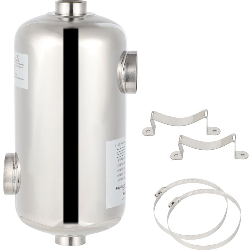 Chauffage de la piscine Echangeur de chaleur piscine Chauffe-piscine 28KW Acier inoxydable - Vingo