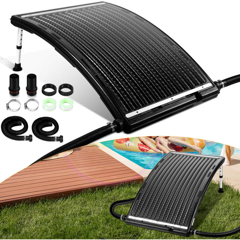 Chauffage Piscine Hors Sol - Chauffage Solaire Piscine - 110x65 cm - Chauffe Eau Solaire - Rechauffeur Piscine - Systèmes de Chauffage de Piscine