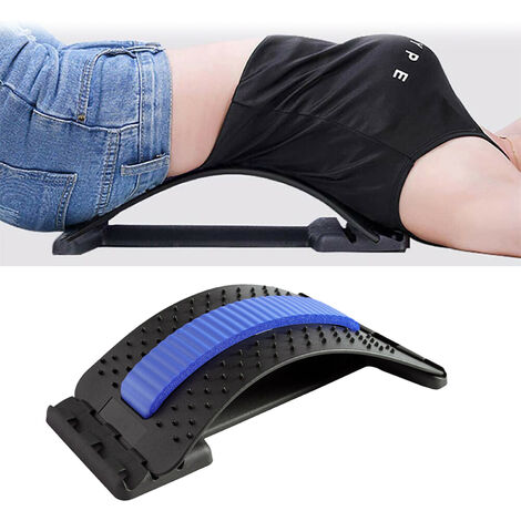 VINGO Civière Dorsale Douleur Dorsale Soulager Le Dos Entraîneur Masseur Vertèbres Cervicales,Bleu - Blau