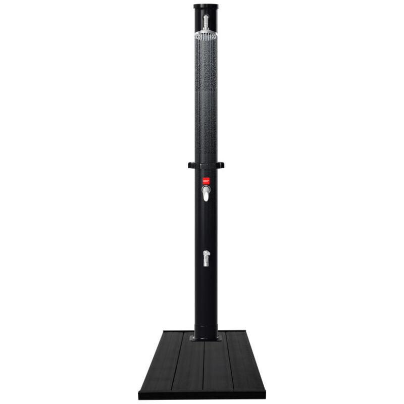 Swanew Douche extérieure de luxe pour piscine, voyage et camping 20L (Sans couvercle de protection) avec Elément de sol en pvc