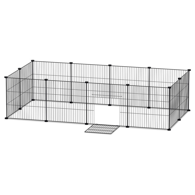 Vingo - Enclos extérieur Parc pour lapins diy Parc pour lapins Parc pour chiots 12pcs 35x35cm