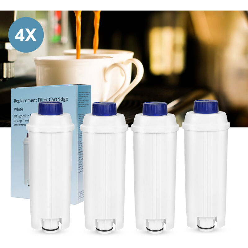 Vingo - Filtre eau pour Delonghi remplacement pour DeLonghi dls C002 ecam etam EC680 EC800 machine à café automatique machine à expresso 4×