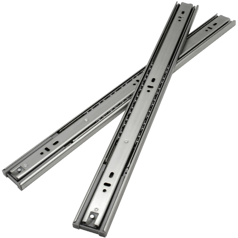 Glissières de tiroirs Coulisses pour charges lourdes softclose Coulisses à sortie totale 45mm 500mm 2X