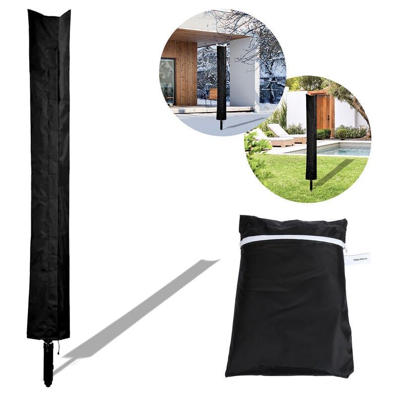 Housse de protection pour sèche-linge rotatif pour séchoir à linge 210D 168x28cm Séchoir à linge résistant aux uv et aux intempéries - Vingo