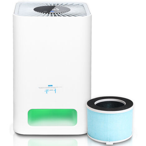 MIni Weiß Luftreiniger Allergie Eliminator Luftfilter Raucher Negative-Ionisator 