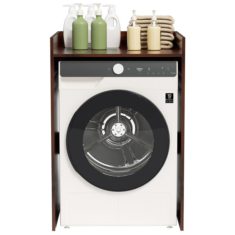 Meuble pour machine à laver Armoire de rangement pour machine à laver Marron 97x66x62cm - Vingo