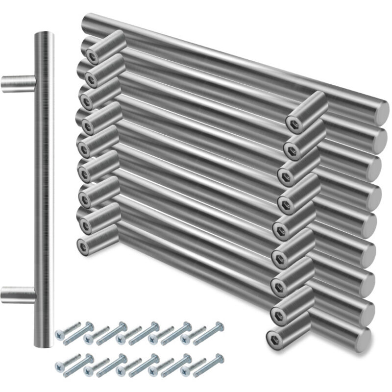 Möbelgriffe Schrankgriffe Küche Schrankgriff Bad Küchengriff Büro Türgriff 220x160x10MM 20 Stück - Vingo