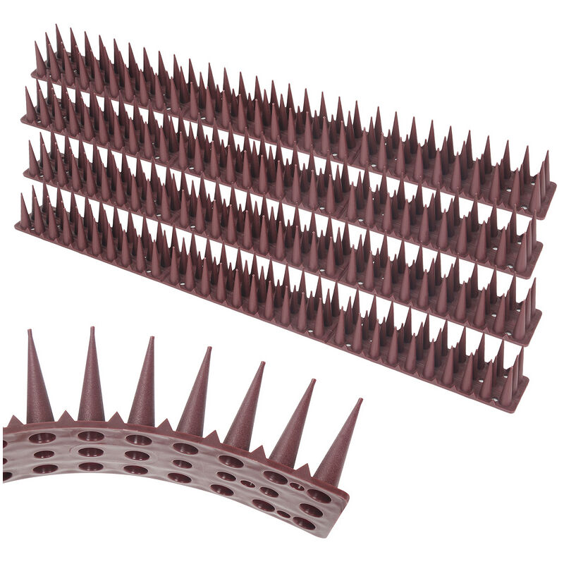 VINGO Pigeon Répulsif Oiseau Pointes anti-pigeons, set plastique anti-pigeons pour balcon, répulsif pour pigeons 12pieces