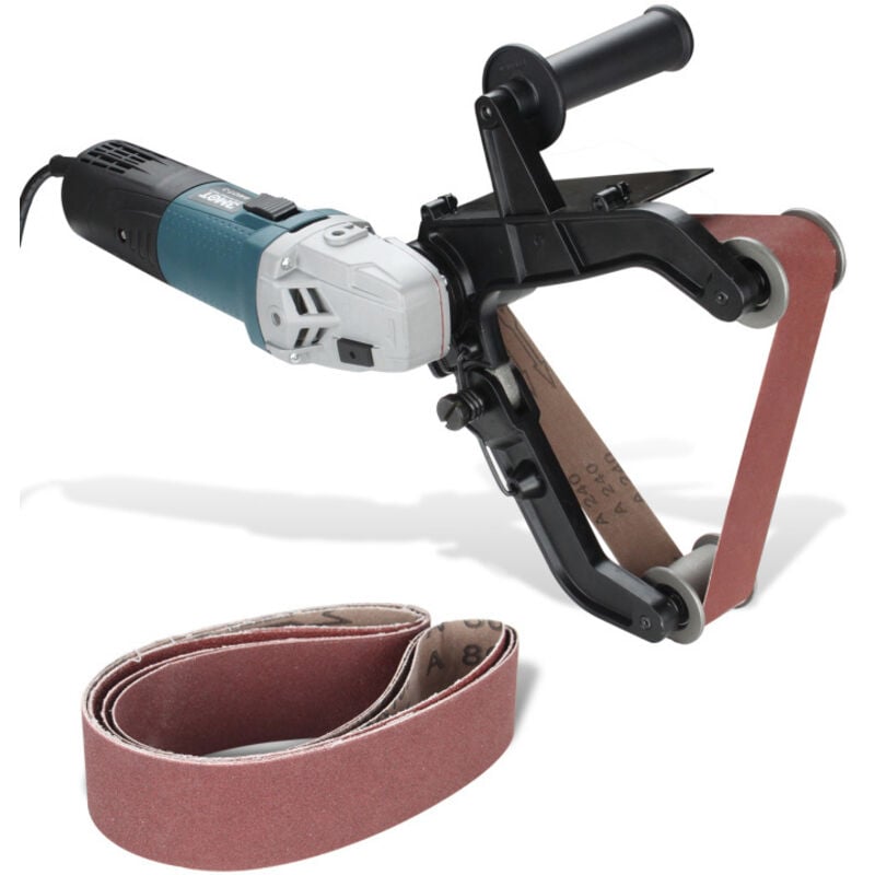 Ponceuse à bande 760mm 1300W 3 Tailles de grain 80/100/120 de polissage travail efficace meuleuse