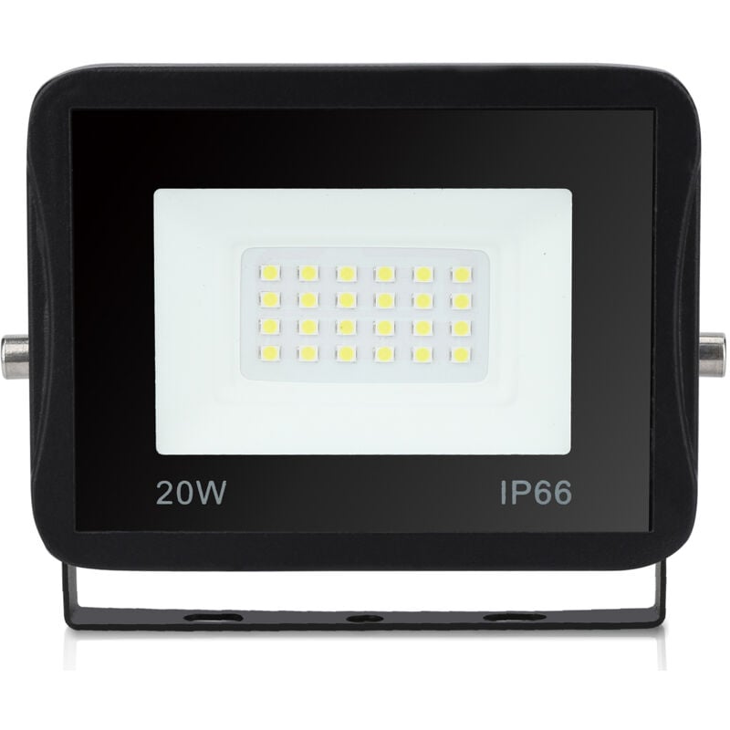 Projecteur Extérieur led 20W Blanc Chaud Jardin Garage Spot éclairage de sécurité IP66 Projecteur led - Vingo