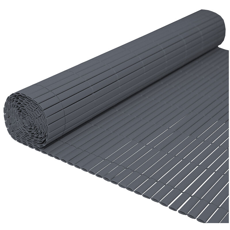 Pvc Sichtschutzstreifen Doppelstabmatten Zaun Gartenzaun Sichtschutz Anthrazit pvc Sichtschutzfolie für Doppelstabmattenzaun - Vingo