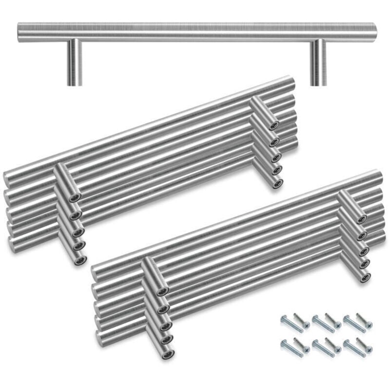 Vingo - swanew Schrankgriff Möbelgriffe Küchengriffe Türgriff Küchengriff 220x160x10MM 100 Stück