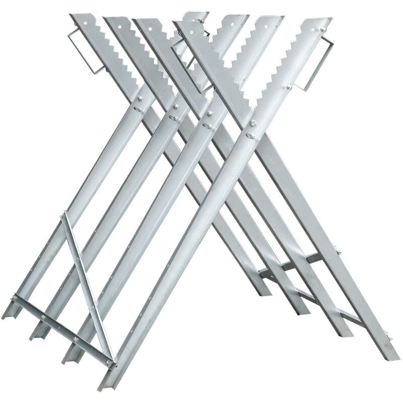 Image of Swanew Sägebock Holzschneidebock 150kg Motorsäge Sägehilfe Metall Kettensäge klappbar