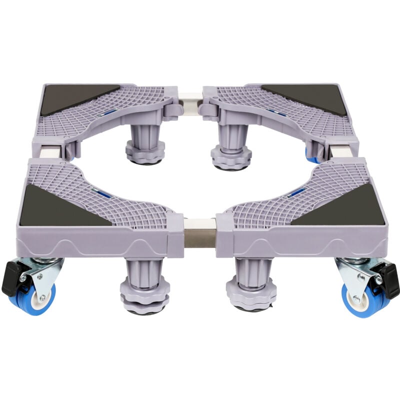Vingo - Socle de machine à laver Réglable Réfrigérateur Chariot Roller Support 40-68cm Charge maximale 800 kg 8 pieds 4 roues