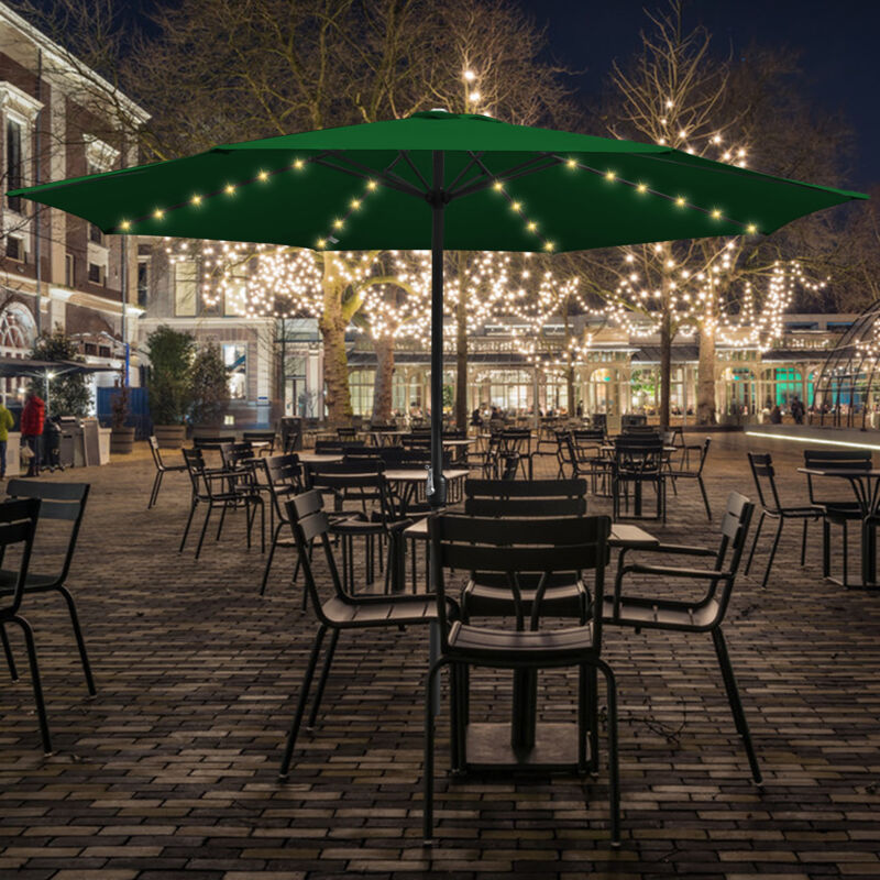 Einfeben Solaire pour Parasol - Avec Télécommande - IP67 - Étanche - Pour Fête, Noël - 36 LEDs