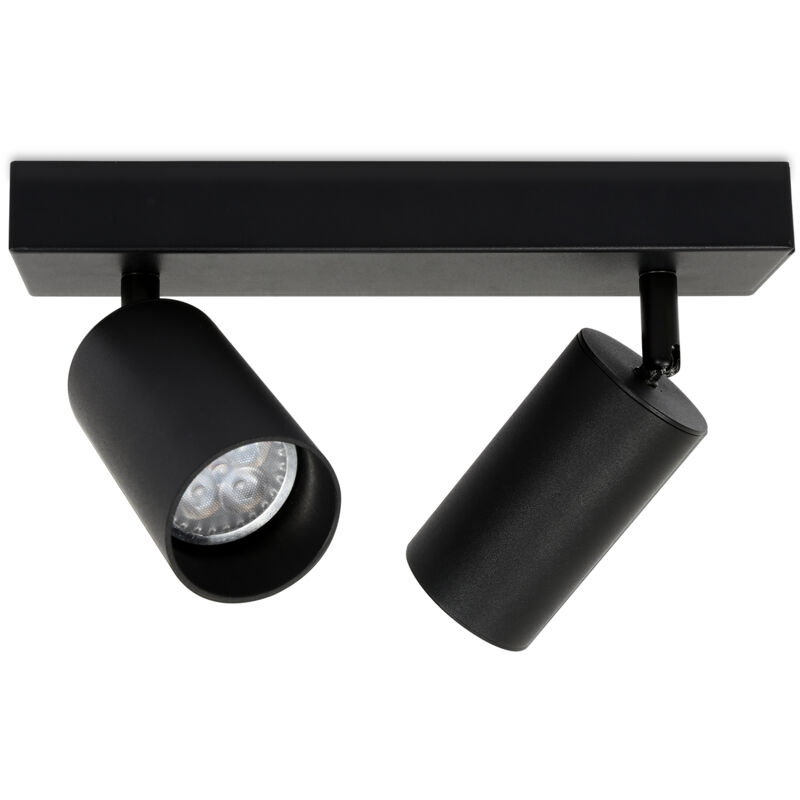 Spot de plafond led Spot de plafond Lampe murale Spot de plafond pivotant à 2 flammes - Vingo