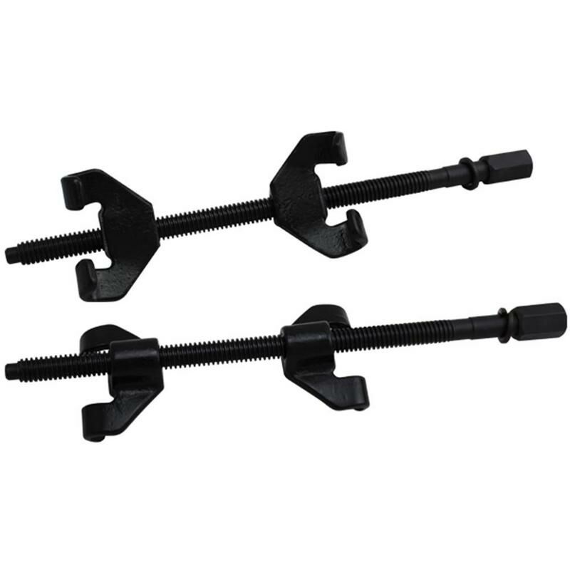 Vingo - Tendeur de ressort 370mm Tuning Abaissement Tendeur de montage 2 tlg Outillage automobile - Noir
