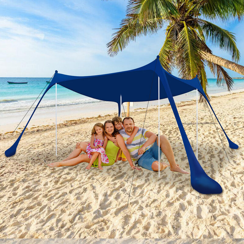 Tente de plage Event Pavillon Shelter fête stabilité auvent tente de plage robuste 3x3x2m - Vingo