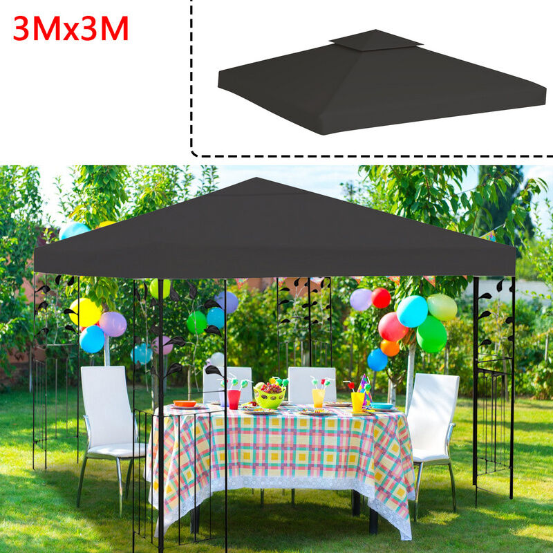 Toit de rechange Bâche de toit Pavillon Bâche de rechange 3x3M pour pergola pour tente de réception - Vingo