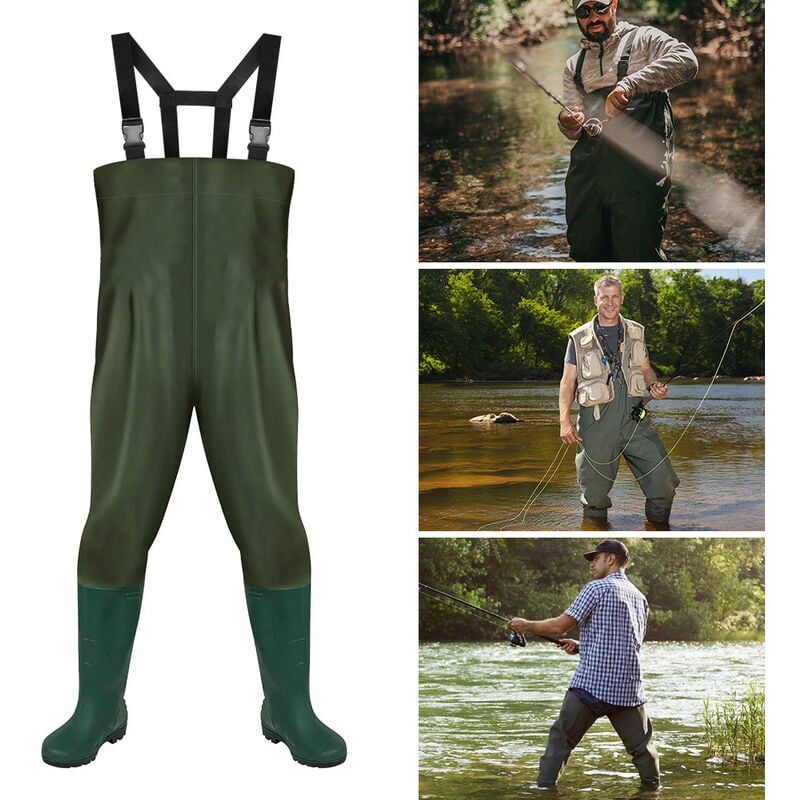 Waders Pantalon durable Pantalon de pêcheur Pantalon de pêcheur Gr inondation 46/47 - Vingo