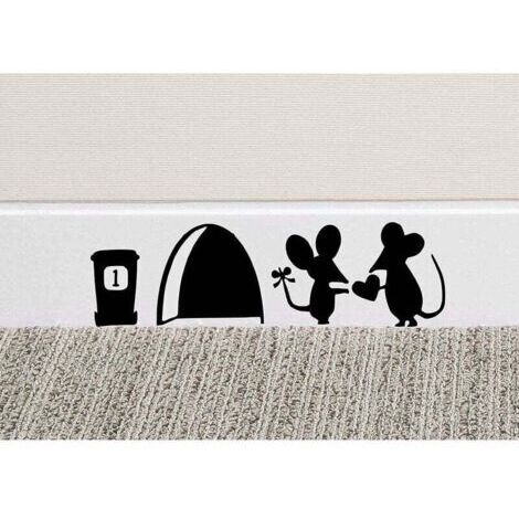 Vinilo decorativo de pared con diseño de ratón