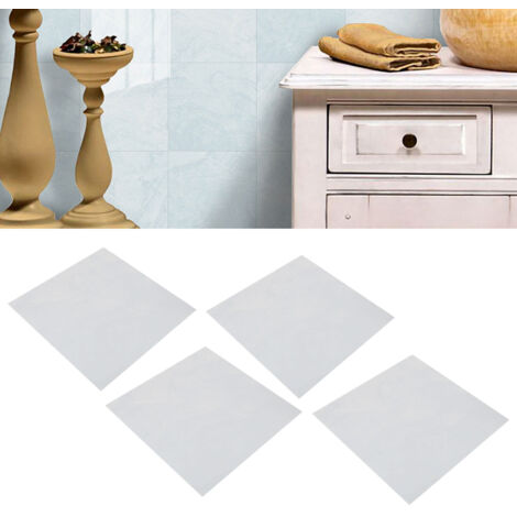 Vinilo decorativo de pared [Superficie adhesiva de PVC removible] Textura mármol, juego de 4 piezas, 30 x 30 cm, estilo nórdico, resistente al agua