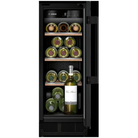 Vinoteca Bosch Serie 6 KUW20VHF0 para 21 botellas, Cristal UV y 30cm
