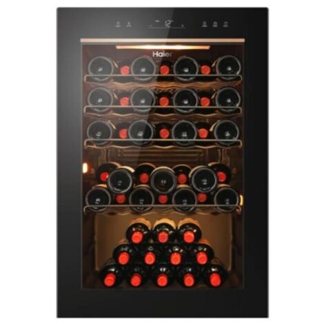 Vinoteca de servicio de 49 botellas - hws49gae - haier -