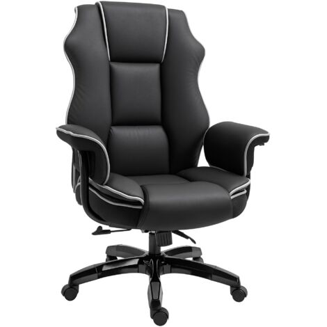 Vinsetto High Back Office Chair with Height Adjustable, Reclining Black