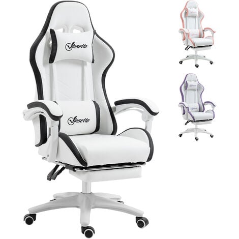Vinsetto Racing Style Gaming Chair with Reclining Function Footrest