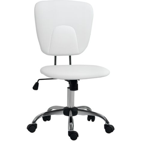 Vinsetto silla de oficina silla de escritorio giratoria con altura ajustable y función de inclinación carga 120 kg 50x54x87,5-96,5 cm