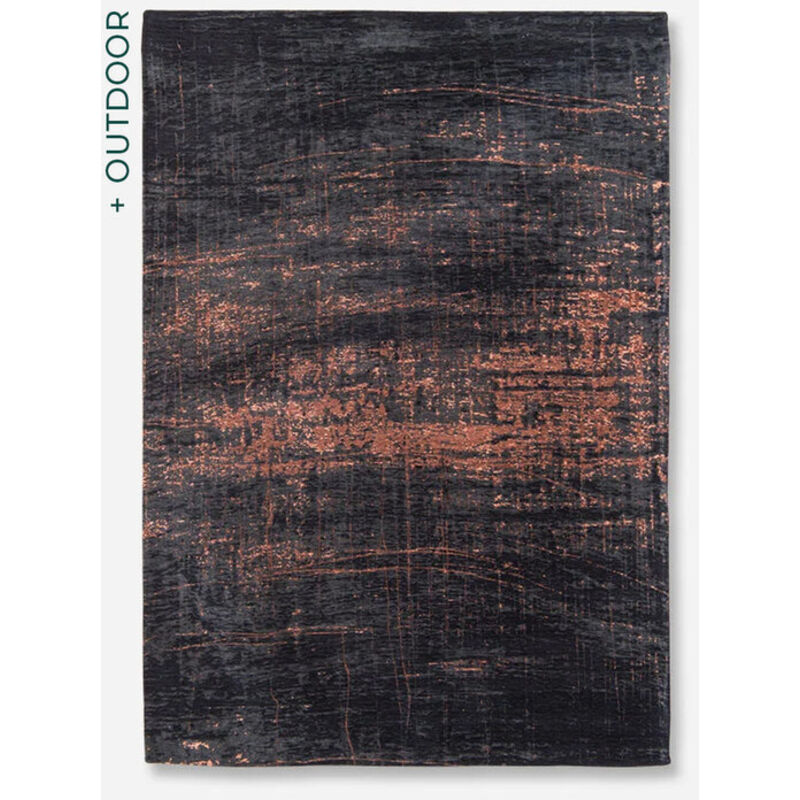 Louis De Poortere Griff Design – Mad Men Moderner Teppich – Hergestellt In Belgien – Handveredelt – Natürliche Rutschfestigkeit – 85 % Baumwolle – 15 %