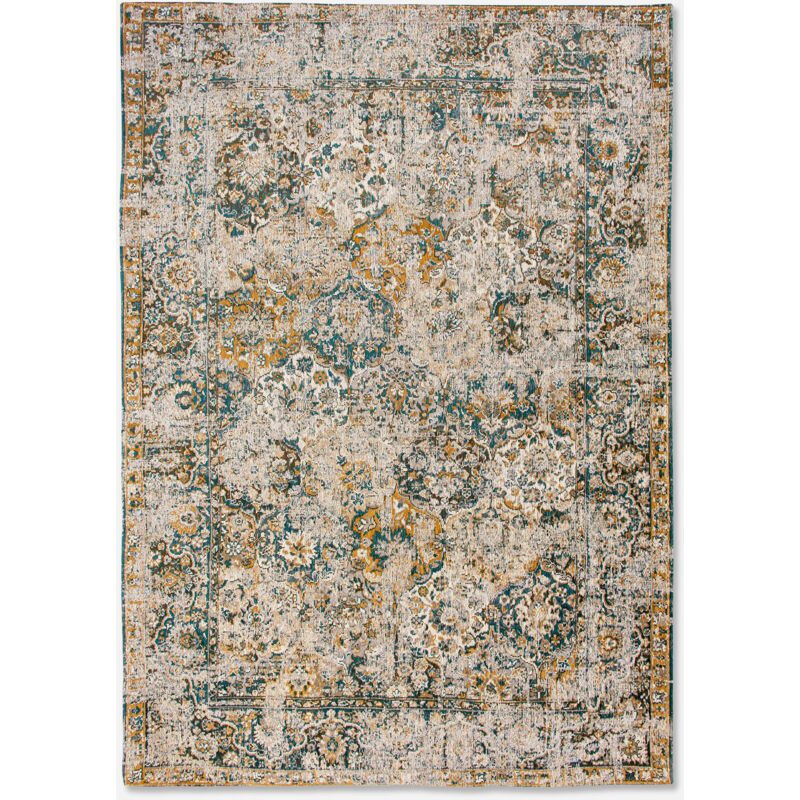 Louis De Poortere Bakhtiari Design – Antiquarischer Klassischer Teppich – Hergestellt In Belgien – Handgefertigt – Natürliche Rutschfestigkeit – 100 %