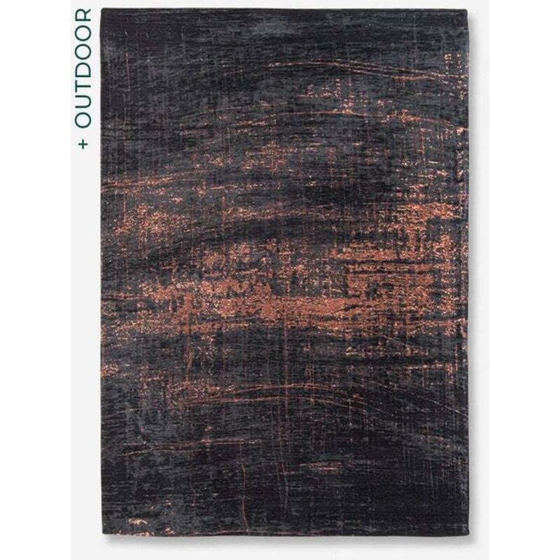 Louis De Poortere Griff Design – Mad Men Moderner Teppich – Hergestellt In Belgien – Handveredelt – Natürliche Rutschfestigkeit – 85 % Baumwolle – 15 %
