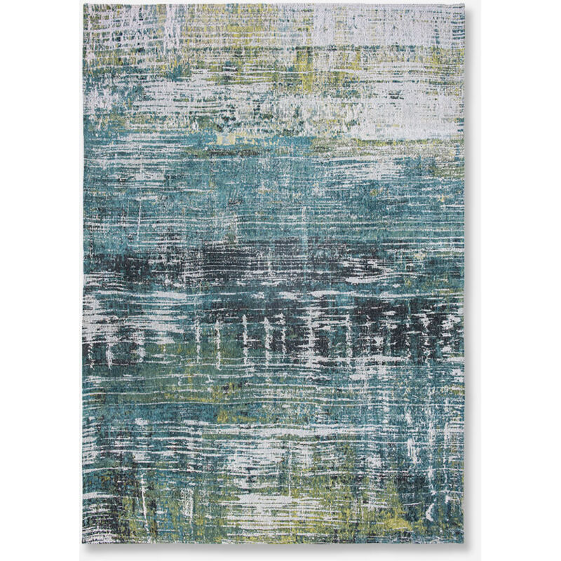 Louis De Poortere Streaks Design – Atlantic Abstract Teppiche – Hergestellt In Belgien – Mechanisches Jacquard-flachgewebe – Handarbeit – Natürliche