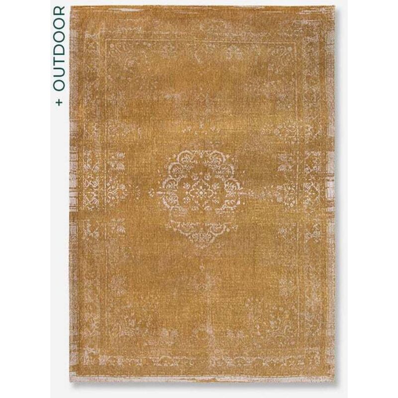 Louis De Poortere Medaillon-design – Fading World Medaillon-teppich – Hergestellt In Belgien – Mechanisches Jacquard-flachgewebe – Handgefertigt – Natürlich