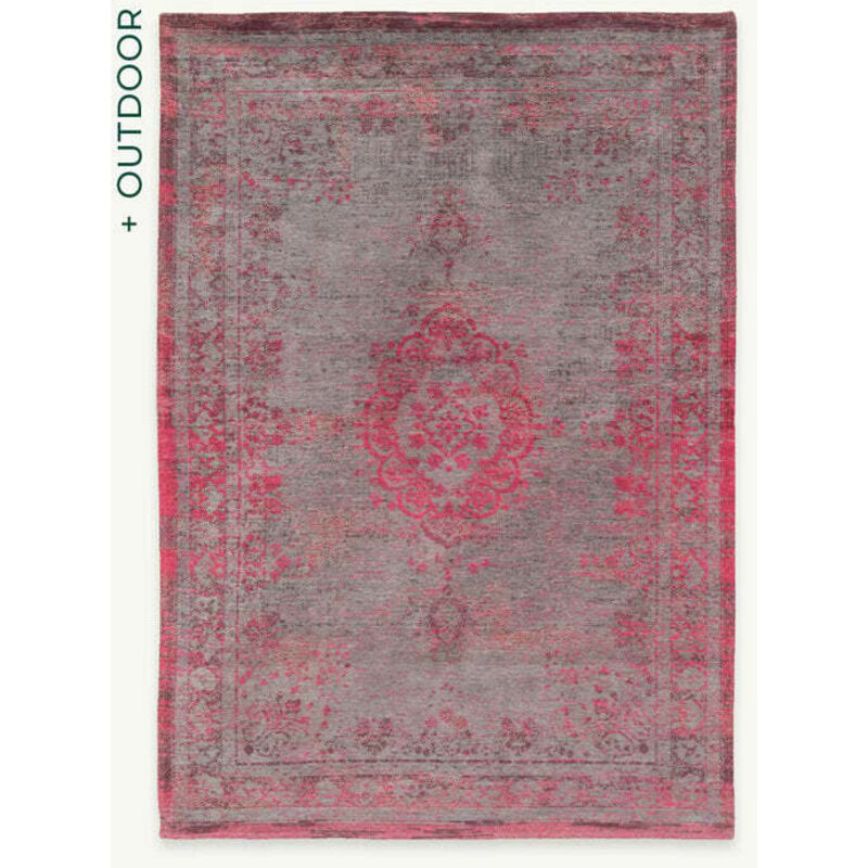 Louis De Poortere Medaillon-design – Fading World Medaillon-teppich – Hergestellt In Belgien – Mechanisches Jacquard-flachgewebe – Handgefertigt – Natürlich