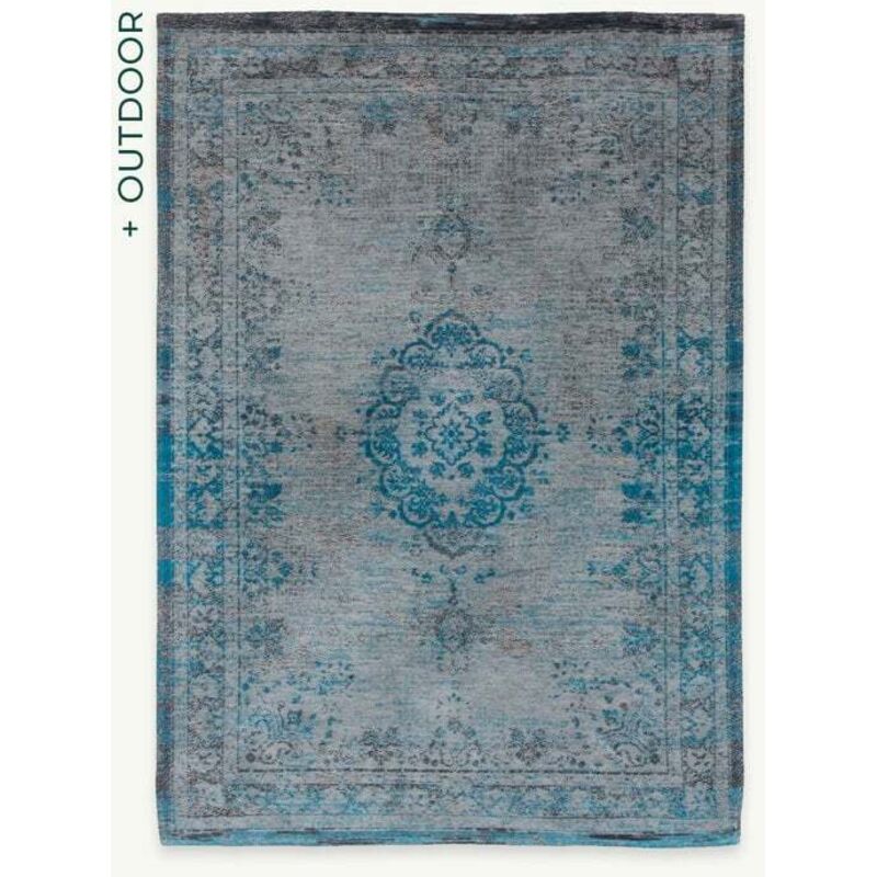 Louis De Poortere Medaillon-design – Fading World Medaillon-teppich – Hergestellt In Belgien – Mechanisches Jacquard-flachgewebe – Handgefertigt – Natürlich