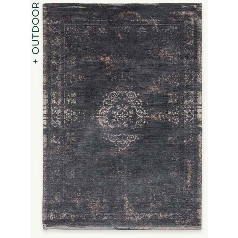 Louis De Poortere Medaillon-design – Fading World Medaillon-teppich – Hergestellt In Belgien – Mechanisches Jacquard-flachgewebe – Handgefertigt – Natürlich