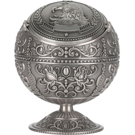 Vintage-Aschenbecher mit Deckel – Dekoration für Wohnzimmer, Büro und Zuhause