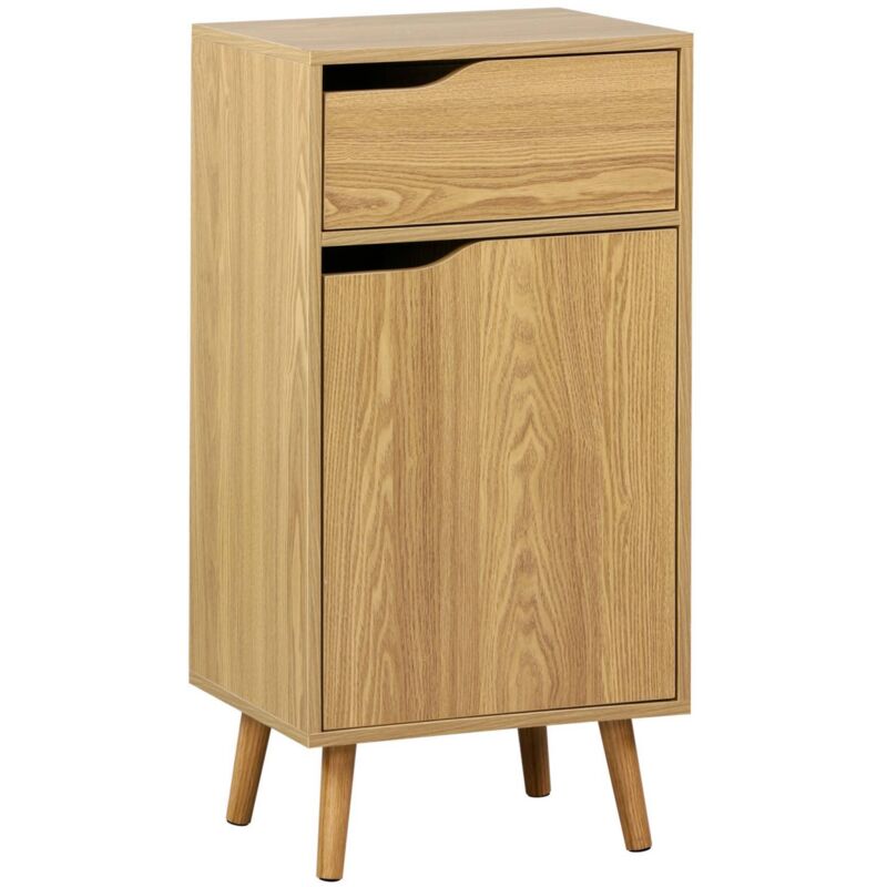 Sweeek Vintage Bathroom Furniture Wood Decor Ash 45x36x90 Cm - Nepal