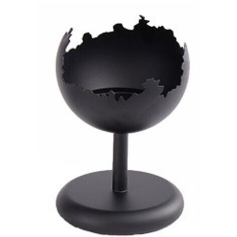 Vintage Black Candlestick, Iron Dining Table Candlestick, Decorative Candlestick for Living Rooms with a Classic Design and Sturdy Material for Aromatherapy Candles (Small)