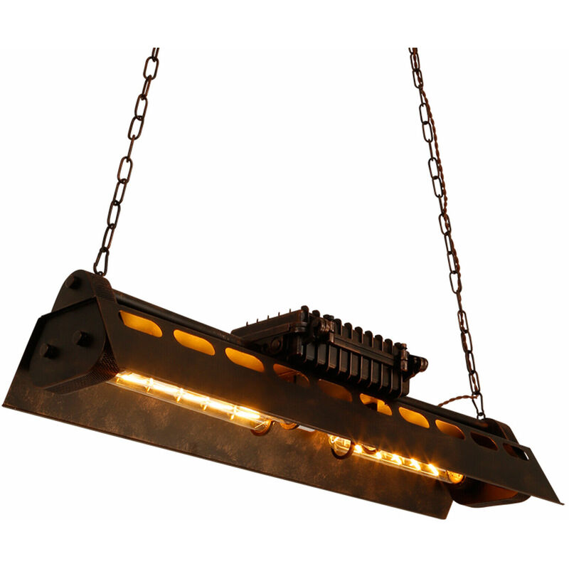 Senderpick - Vintage Braun Metall Kronleuchter LED Beleuchtung Deckenlampe Pendelleuchte Hängeleuchte Deckenlampe 220V