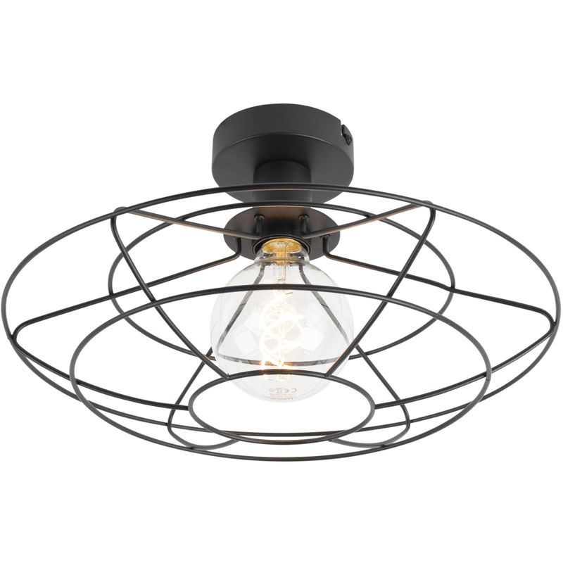 Vintage Ceiling Light Black 37 cm - Laurent