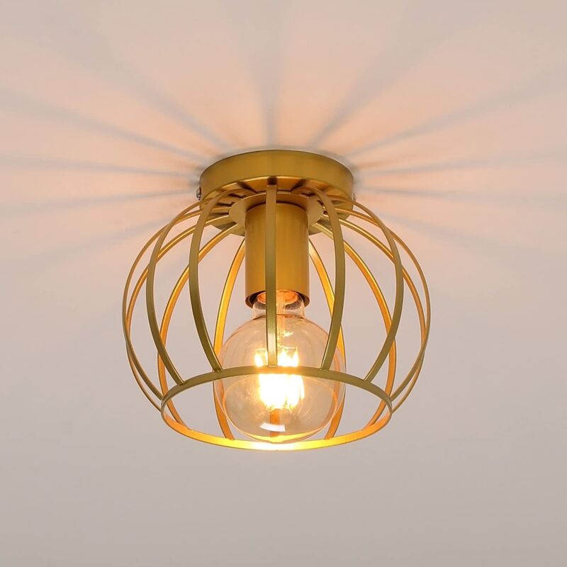 Image of Goeco - Vintage ceiling lamp, semi-entertained&hellip;