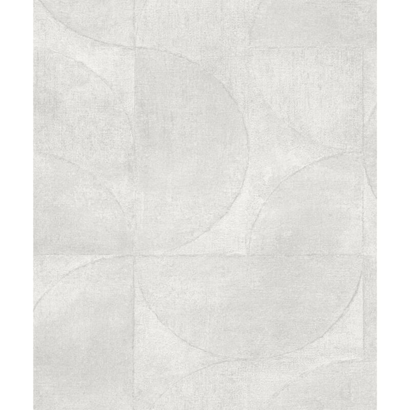 

Papel de pared Graphic Circle Look beige metálico - Beige - Vintage Deluxe