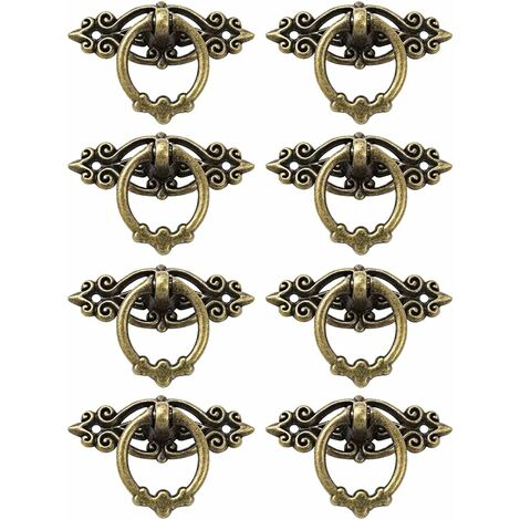 Vintage door handle, 8 cupboard door drawer knobs, drawer pulls, vintage knob handles, knob handle knobs, for doors, kitchen cabinets, dressers