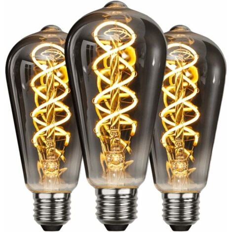 Vintage E27 LED-Glühbirne, energiesparend, Industriestil, E27 Retro-Antik-Dekorationsglühbirne, 4 W für Cha