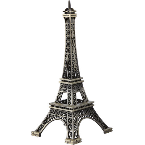 Vintage Eiffelturm-Figur aus Bronzelegierung – Retro-Paris-Dekoration
