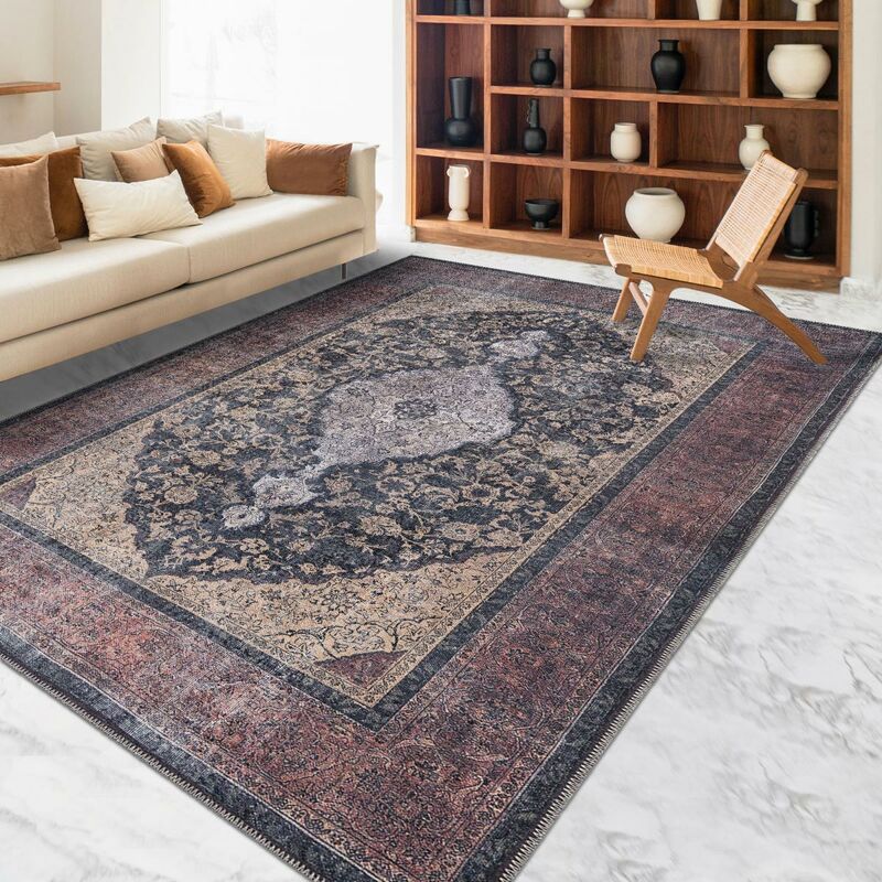 

Alfombra Orient Afshan Style Vintage Beige Poliéster - Beige
